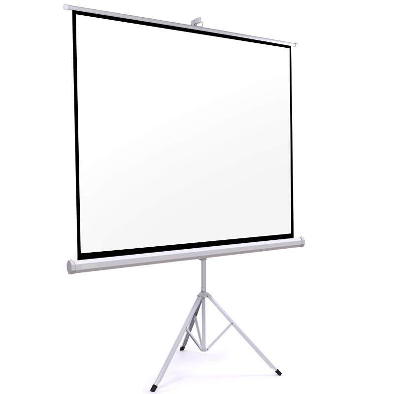 红叶支架幕布100寸84寸120寸投影布投影仪幕布移动便携式折叠正品