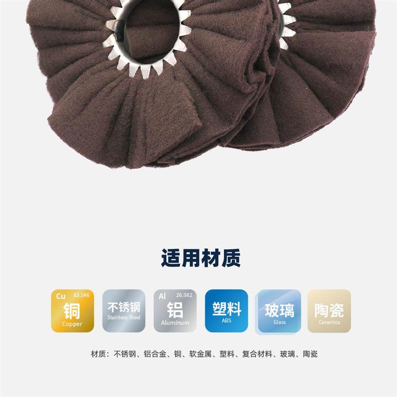 热销不织布风轮百洁轮菜瓜布轮不锈钢拉丝轮纤维拉丝轮抛光拉丝去