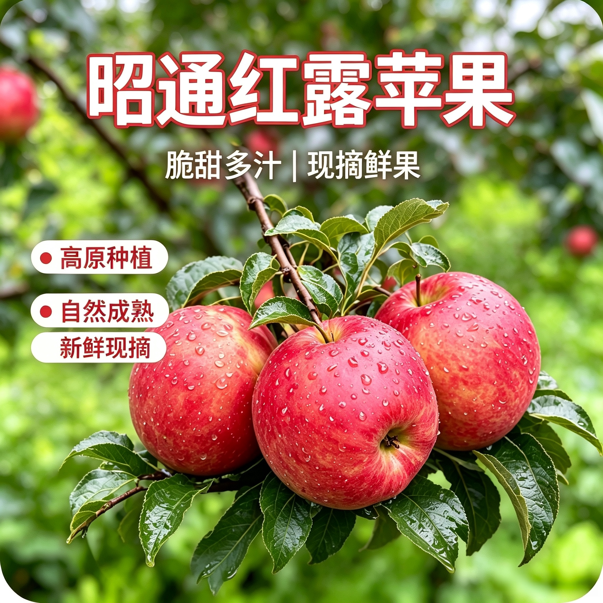 z正宗云南昭通冰糖心丑苹果新鲜水果甜脆应季红苹果现摘整箱发货
