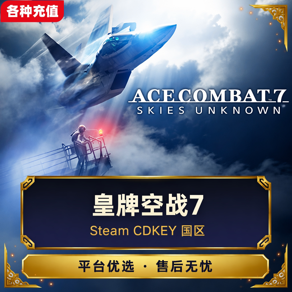 Steam皇牌空战7ACE COMBAT 7国区激活码CDK正版自动发货PC端