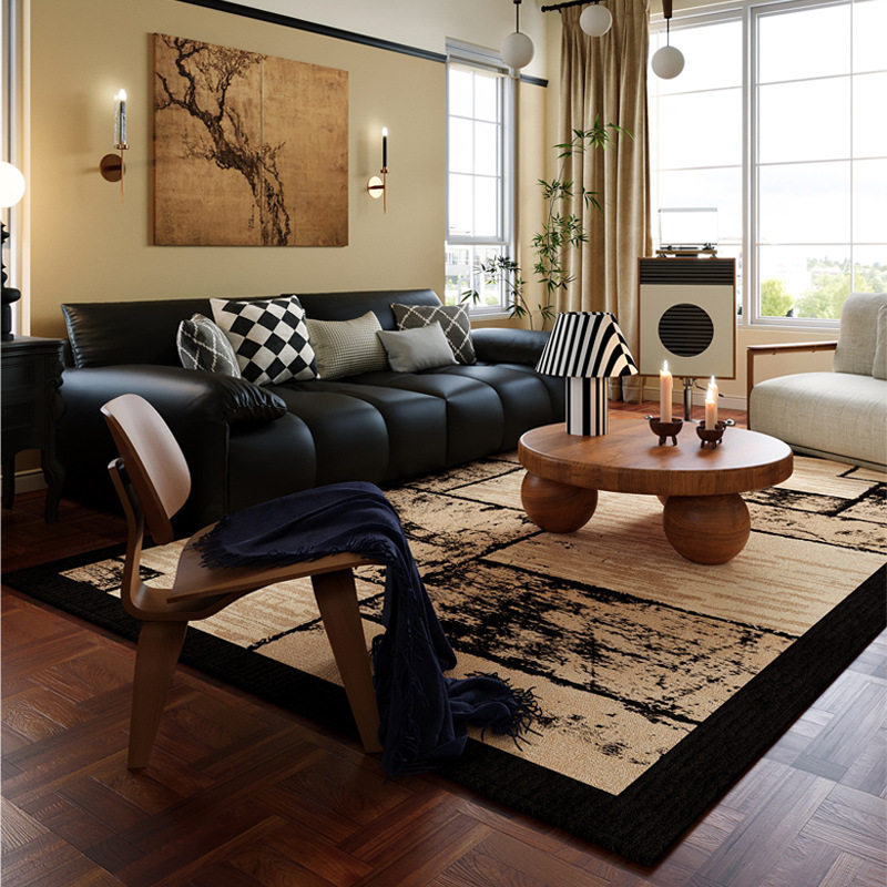 新款高级中古地毯客厅法式卧室轻沙发防水垫奢垫子免洗地耐脏复古,居家布艺,入户地垫,淘宝优惠券,粉丝福利购,淘宝优惠卷