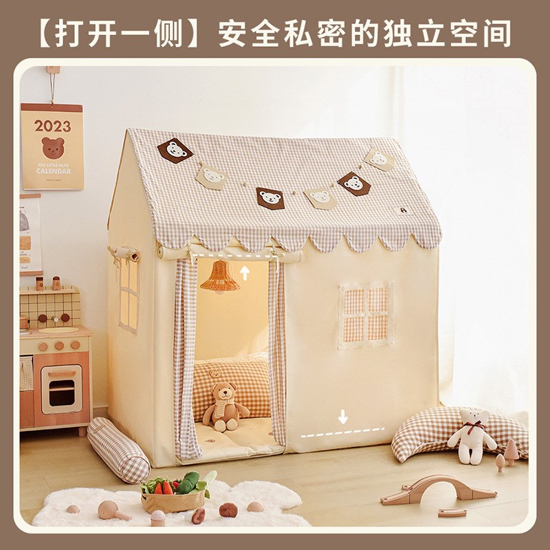 INS儿童帐篷室内家用男孩女孩宝宝游戏屋玩具屋幼儿园.亲子小房子