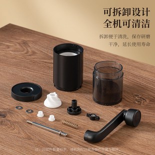 意式 手摇咖啡研磨机手动磨豆机电动咖啡机家用K小型便携式 咖啡器