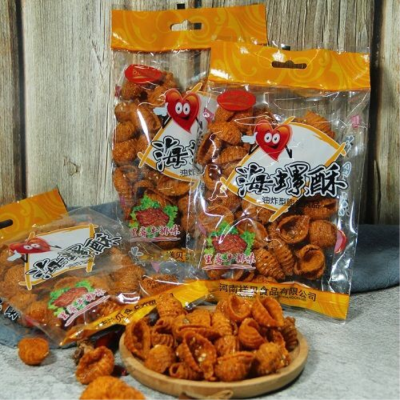 甜畅海螺酥大包香甜尖叫麻辣鱼卷咔嚓脆膨化食品休闲小卖部零食