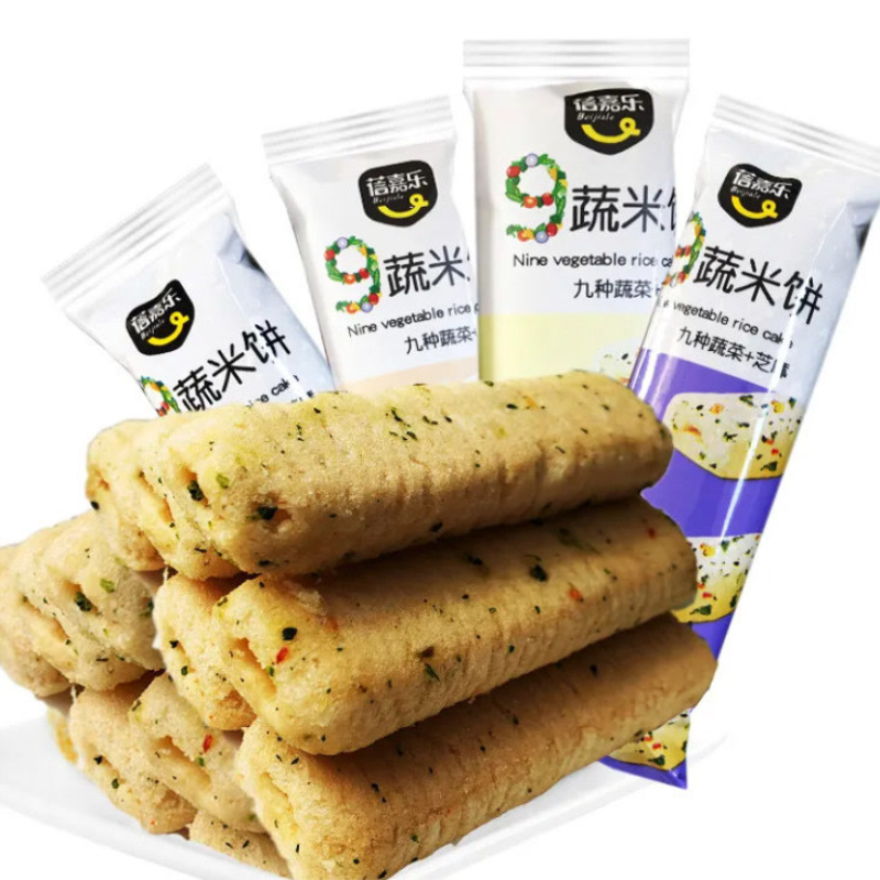 非油炸蔬菜芝士海苔肉松咸糙米卷米品米饼儿童零食网红零食