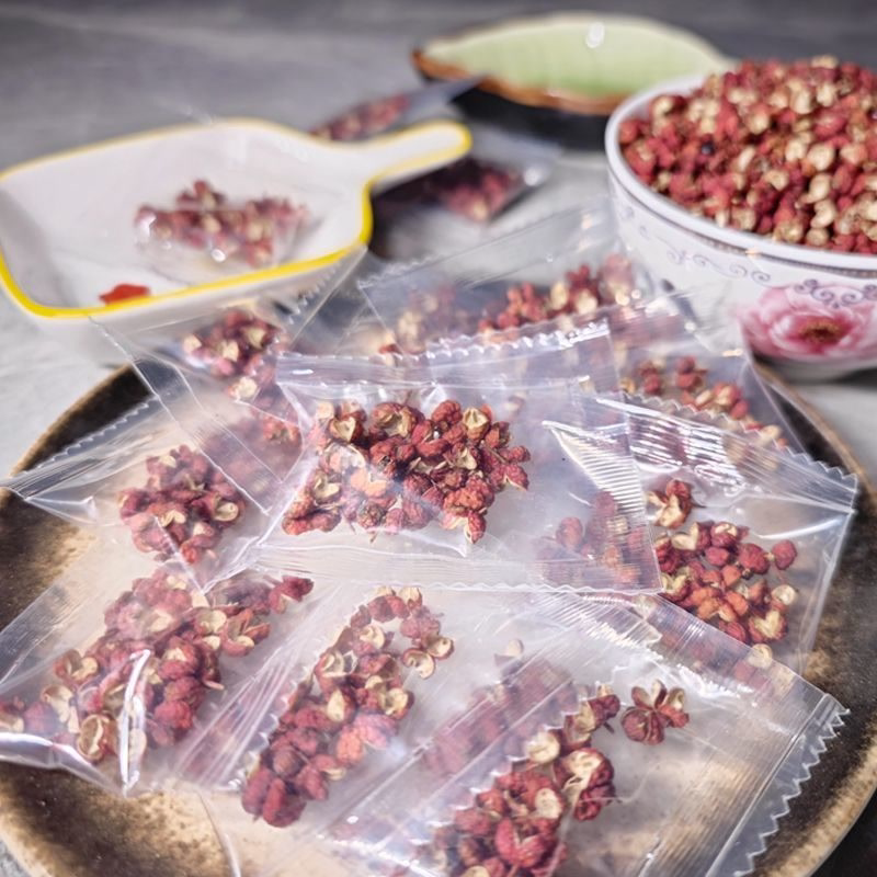 新鲜无籽花椒小袋装特香特麻食用大料红袍梅花椒粉调料独立小包装