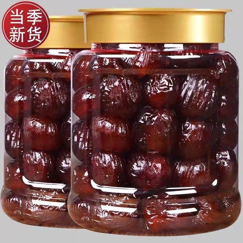 罐装阿胶蜜枣无核红枣金丝蜜枣端午节包粽子煲汤蜜饯零食