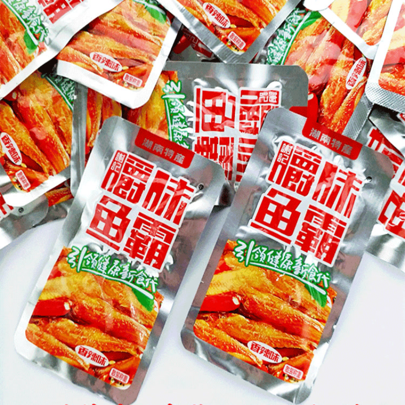 湖南特产谢记显峰嚼味鱼霸鱼仔毛毛鱼香辣味糖醋味小包