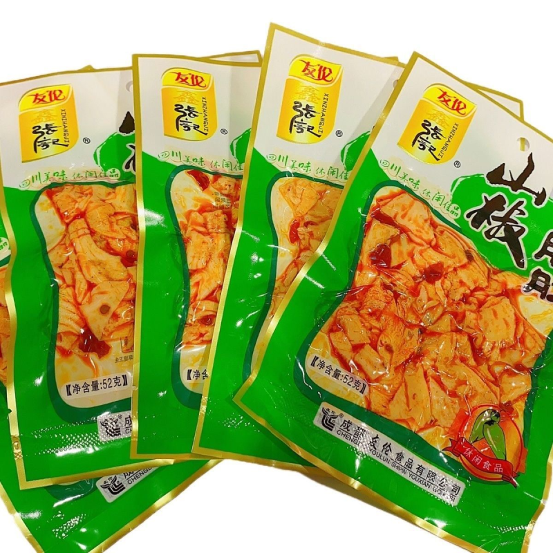 友伦泡椒山椒红油脆肚香辣鸡肚重庆特产麻辣网红零食下酒菜小吃