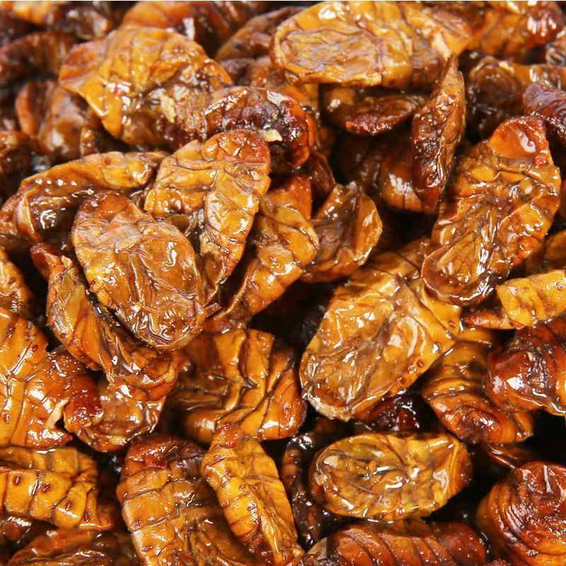 山东特产庞香斋水煮五香蚕蛹150g即食可油炸熟食零食小吃下酒菜