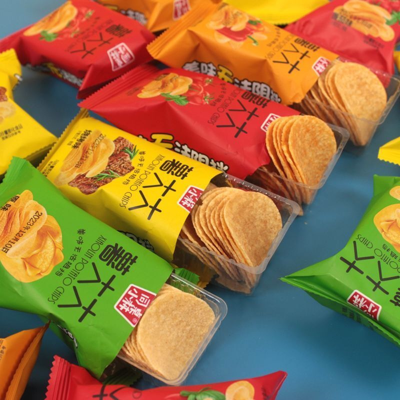 薯片小包装休闲食品零食大礼包膨化散装解馋小吃一整箱批发