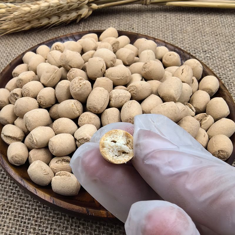 山西特产炒琪食用零食素食手工运城小吃棋子豆面豆土炒馍