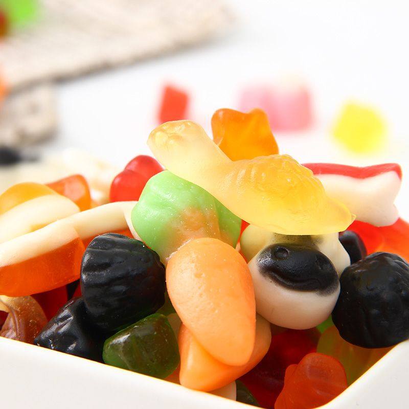 橡皮糖混搭水果QQ软糖毛毛虫散装糖果解馋零食香甜软糯综合果味,零食/坚果/特产,软糖/果味糖/凝胶糖果,淘宝优惠券,粉丝福利购,淘宝优惠卷