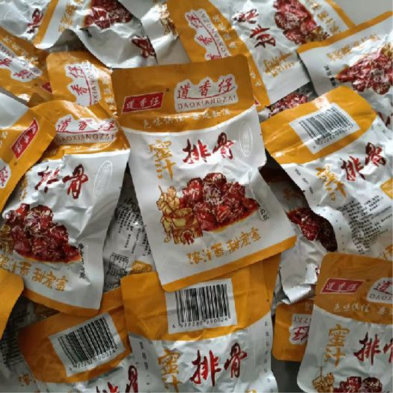 蜜汁排骨蜜汁鸡排香辣鸡块鸡肉零食休闲食品整箱批发