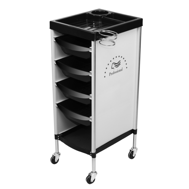 染发美发小推车发廊o理发店工具车美发店烫染杠车复古塑料推车