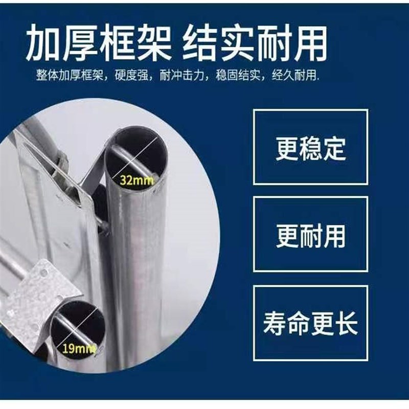 热销简约折叠加厚桌腿支架餐桌脚架不锈钢桌脚架铁桌脚架大排档餐