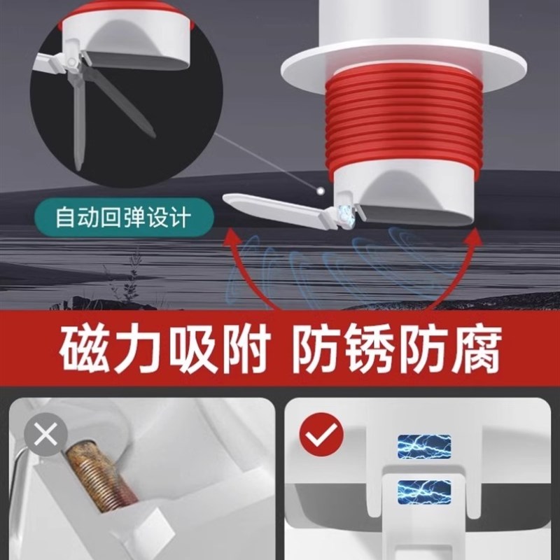 热销下水管防臭密封硅胶塞厨房下水道防返臭神器洗衣机排水密封圈