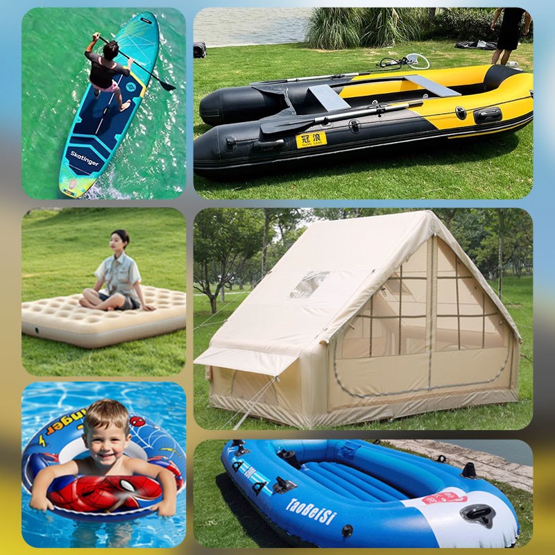 热销sup冲浪桨板高压充气泵多功能高压锂电橡皮艇帐篷抽充两用打