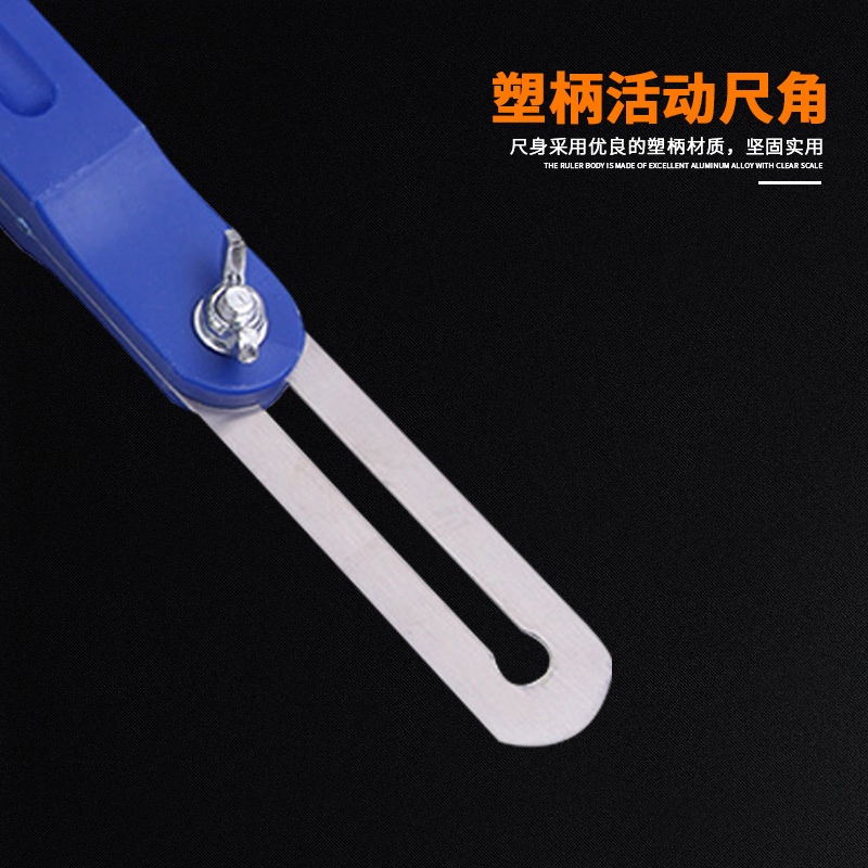热销高精度活动角度尺量规量角器 万能水平T型斜角尺木工测量尺