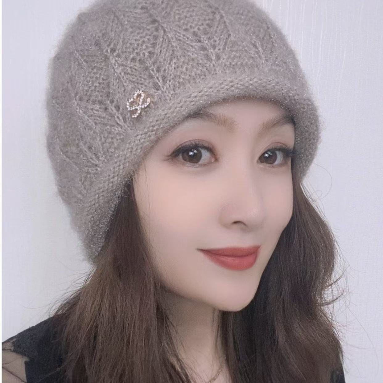 松鼠绒新款针织贝雷帽开口设计时尚大气女士加厚保暖冬季帽子防寒,服饰配件/皮带/帽子/围巾,帽子,淘宝优惠券,粉丝福利购,淘宝优惠卷