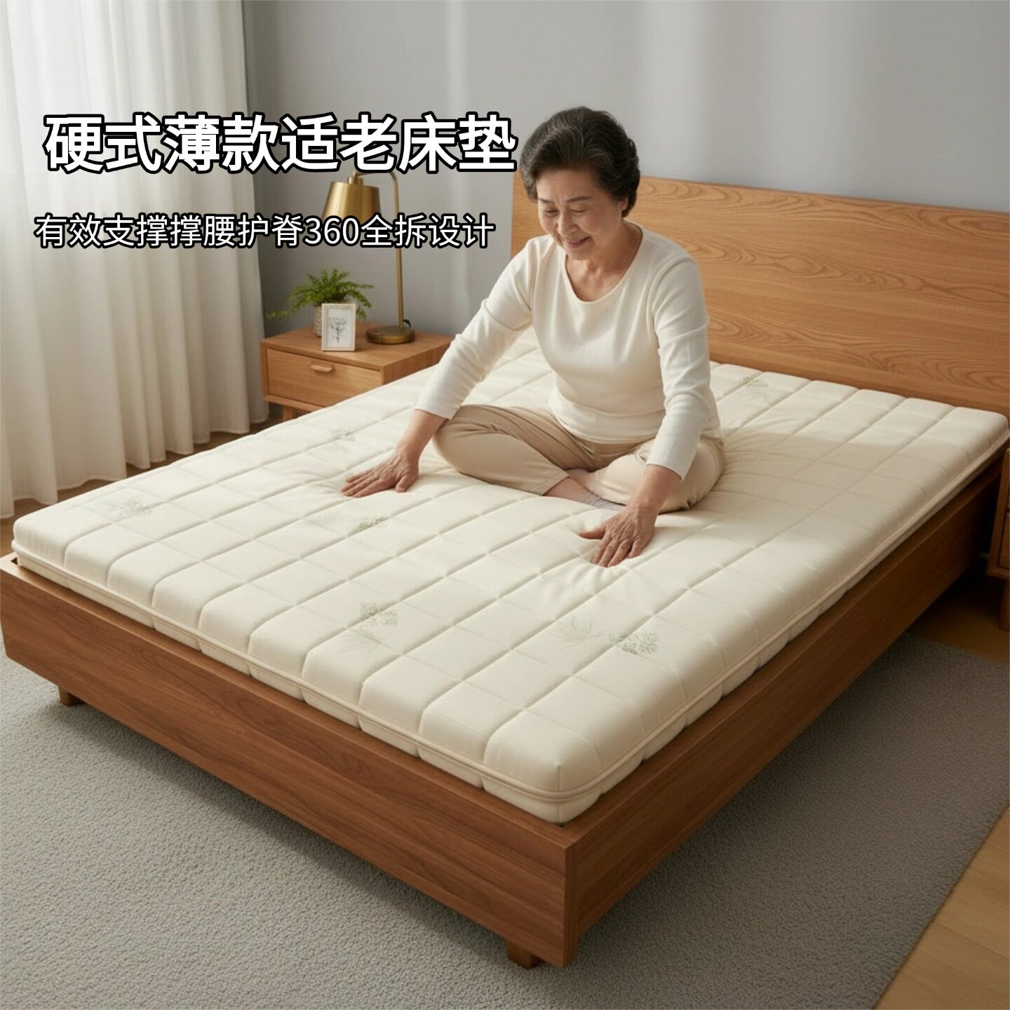 帝斯硬式薄款儿童床垫定制全拆定制S型黄麻家用护腰脊0甲醛0胶水