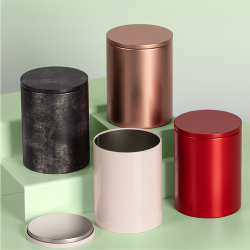 茶叶罐圆形铁罐马口铁罐高档