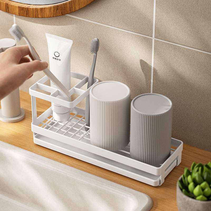简约浴室牙杯牙刷架子架置物架卫生间创意收纳漱口杯牙具电动牙刷,家装主材,牙刷牙杯架/漱口杯,淘宝优惠券,粉丝福利购,淘宝优惠卷