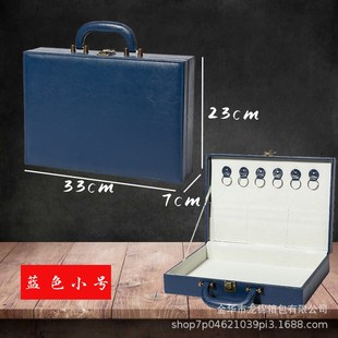 交房盒现货厂家供应快速出货A皮质交付箱地产楼盘钥匙箱皮盒