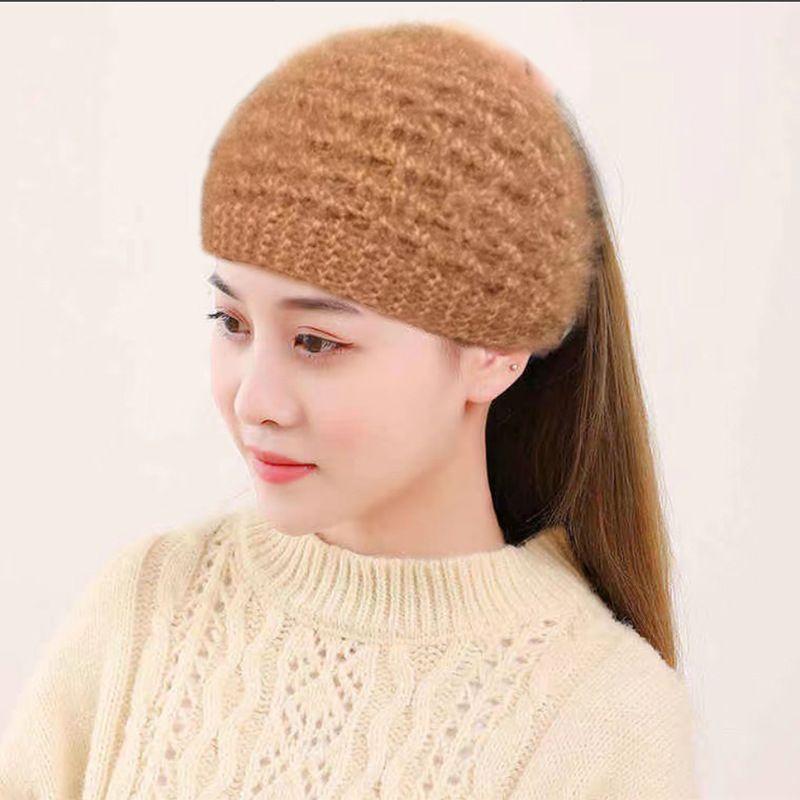 冬季白发护耳包头带宽头巾围脖