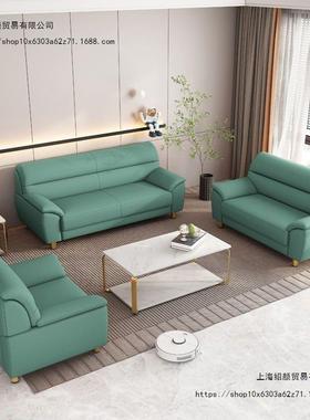 202新5款猫抓科布发直排三人位四沙60281人位现代简约技布大小户