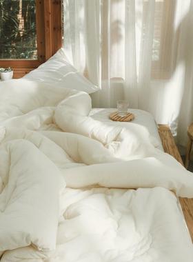 ADDB02类婴儿级全亲肤绉大被豆四季春秋被被子纯棉棉豆被芯大棉被