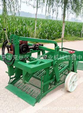 低小四轮配套花生收获机抖土麦干高净振动66575筛速可调茬地平地