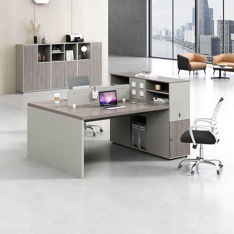 职员公椅组合简约现办代双人四人人六位员工咨询客服位卡座财务办