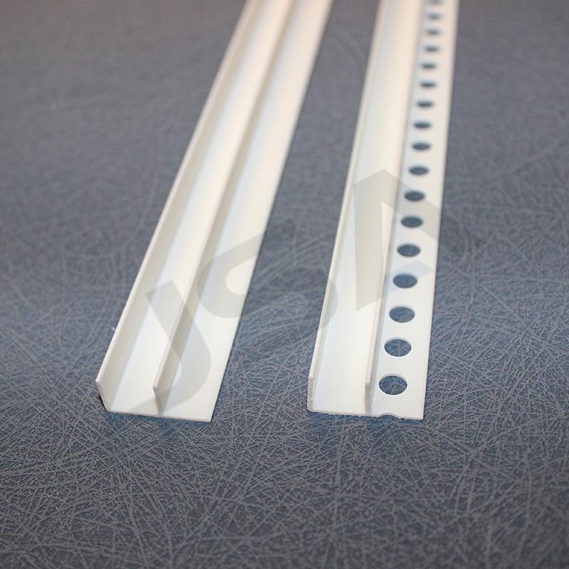 PVCOKM材缝质F型收嵌口F字型镶装饰线条门槛声板压条扣条美缝补收