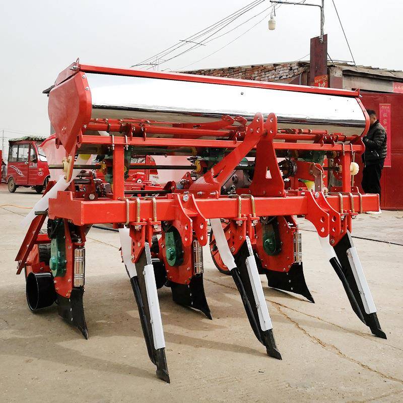 拖四YC-YM拉牵引式免耕播玉种机新款悬浮玉米播机种机行米大豆精