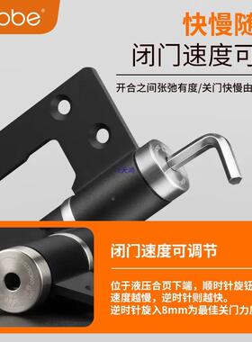 免开槽子形页母门合液压缓隐CL-HY09-冲自动关门弹簧回弹闭门器