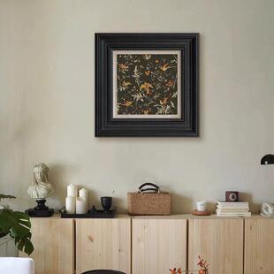 中古风伊众甸园法式复装饰画客古厅WNO挂画卧室头画玄关走道小床