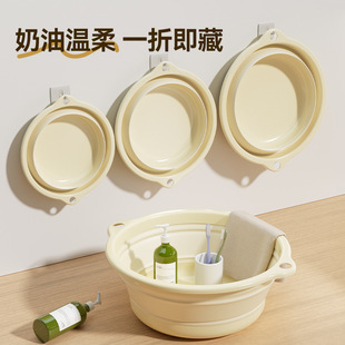 洗衣用洗菜便携旅行学生宿舍加厚洗脚塑料盆 折叠洗脸盆3件装