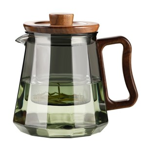 花茶泡茶 耐高温玻璃茶壶茶水分离可加热煮茶器家用小型茶具U套装