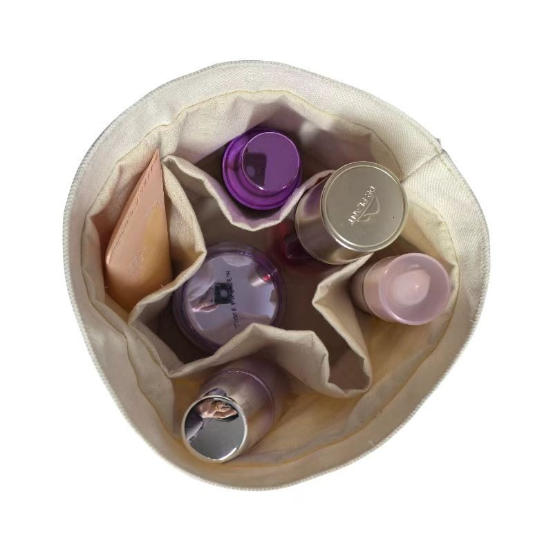 帆布加厚敞口菜篮子内胆包收纳收纳包圆桶旅行袋包中便携内衬手提,收纳整理,包包内胆包,淘宝优惠券,粉丝福利购,淘宝优惠卷