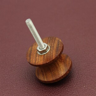 手工皮革电动打磨抛光封边处理工具 七件红檀木d磨头套装