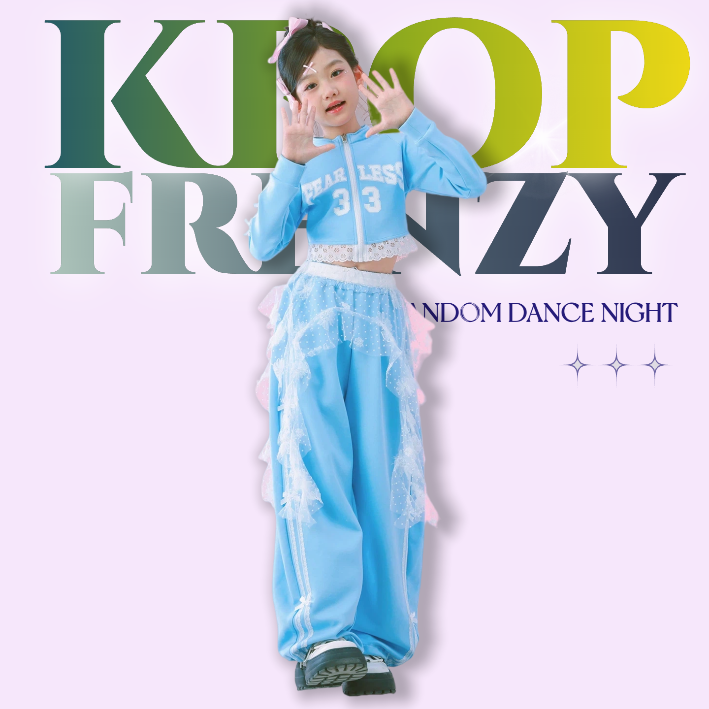 女团kpop甜酷女童街舞演出服套装