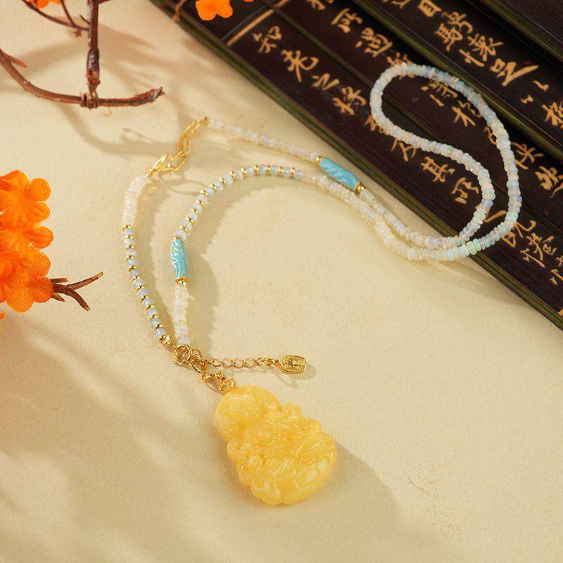 【Q .Jewelry】蜜蜡吊坠 略有不同
