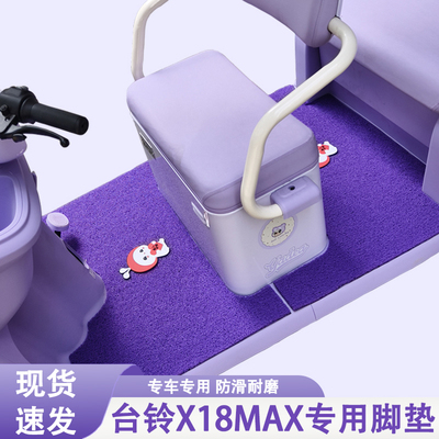 台铃X18MAX专用三轮车脚垫台铃专用加厚耐磨防水防滑脚垫