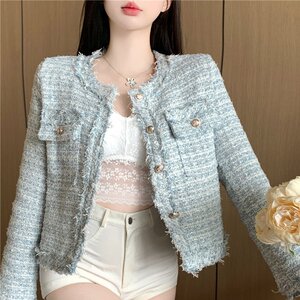 有内里短款外套女设计感秋新款小香风法式名媛高级感气质上衣