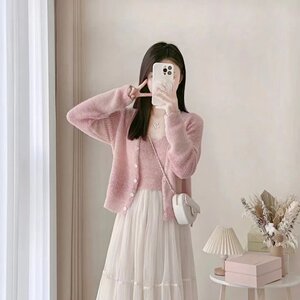 新款韩版温柔风可盐可甜气质套装