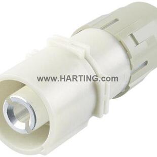 HARTING浩亭09110012671650A轨道公插芯同轴螺栓接线方式