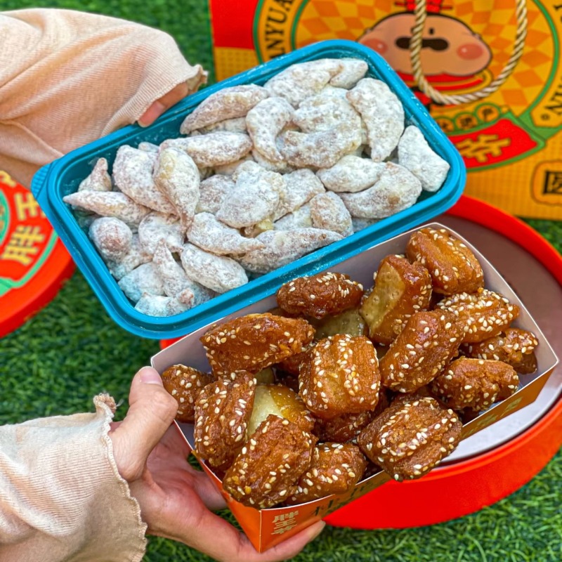 胖王爷桂花蜜三刀传统糕点心小吃羊角蜜桃酥花生糖金钱饼麻片锅巴