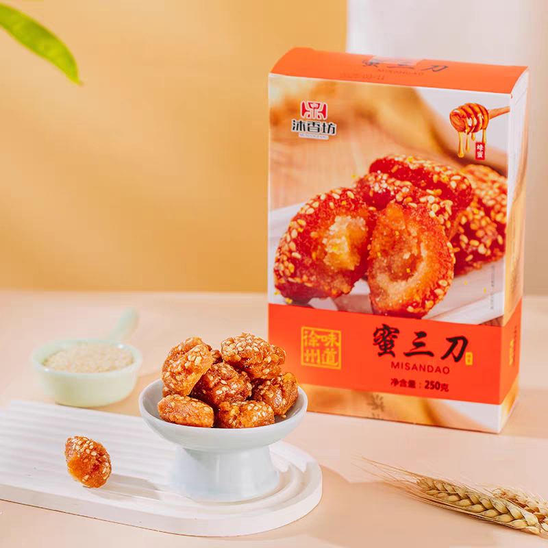 徐州特产蜜三刀子蜜麻条手工油果子老式糕点心休闲零食小吃怀旧