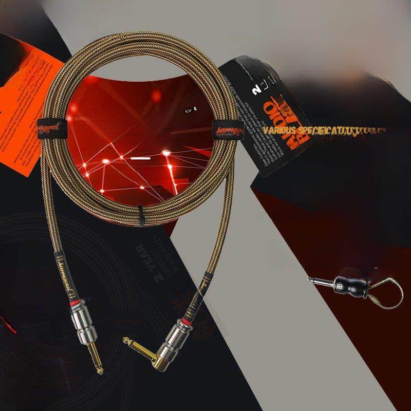 电吉他连接线森谷吉他降噪线samgool吉他音频线贝斯线拾音器演出